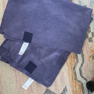 Lululemon yoga mat towel and hand towel
